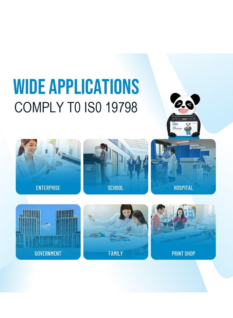 استا حبر ASTA 117A W2072A 178nw 179fnw متوافق مع طابعة الليزر الملونة 150a W 2072 117 A 178 179 150 nw fnw Yellow Y خرطوشة حبر Laserjet pr Office مستهلكة بديلة عالية الإنتاجية متميزة - Image 5